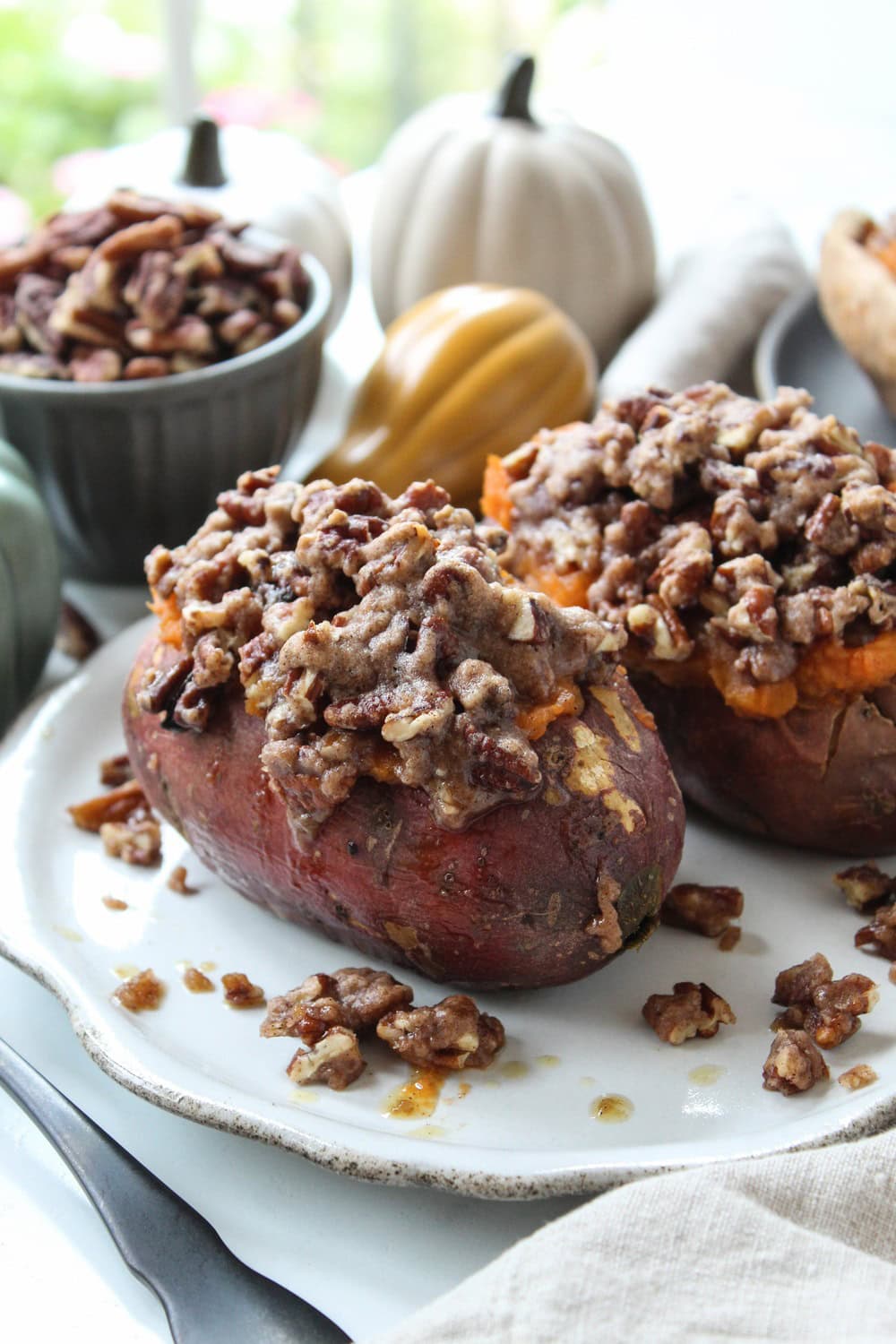 Pecan Pie Twice Baked Sweet Potato Recipe