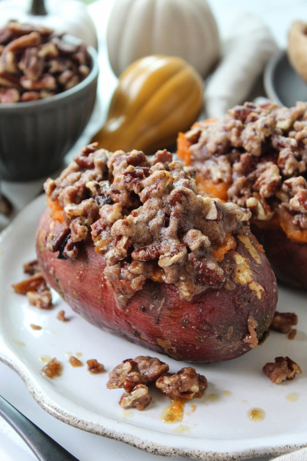 Pecan Pie Twice Baked Sweet Potato Recipe