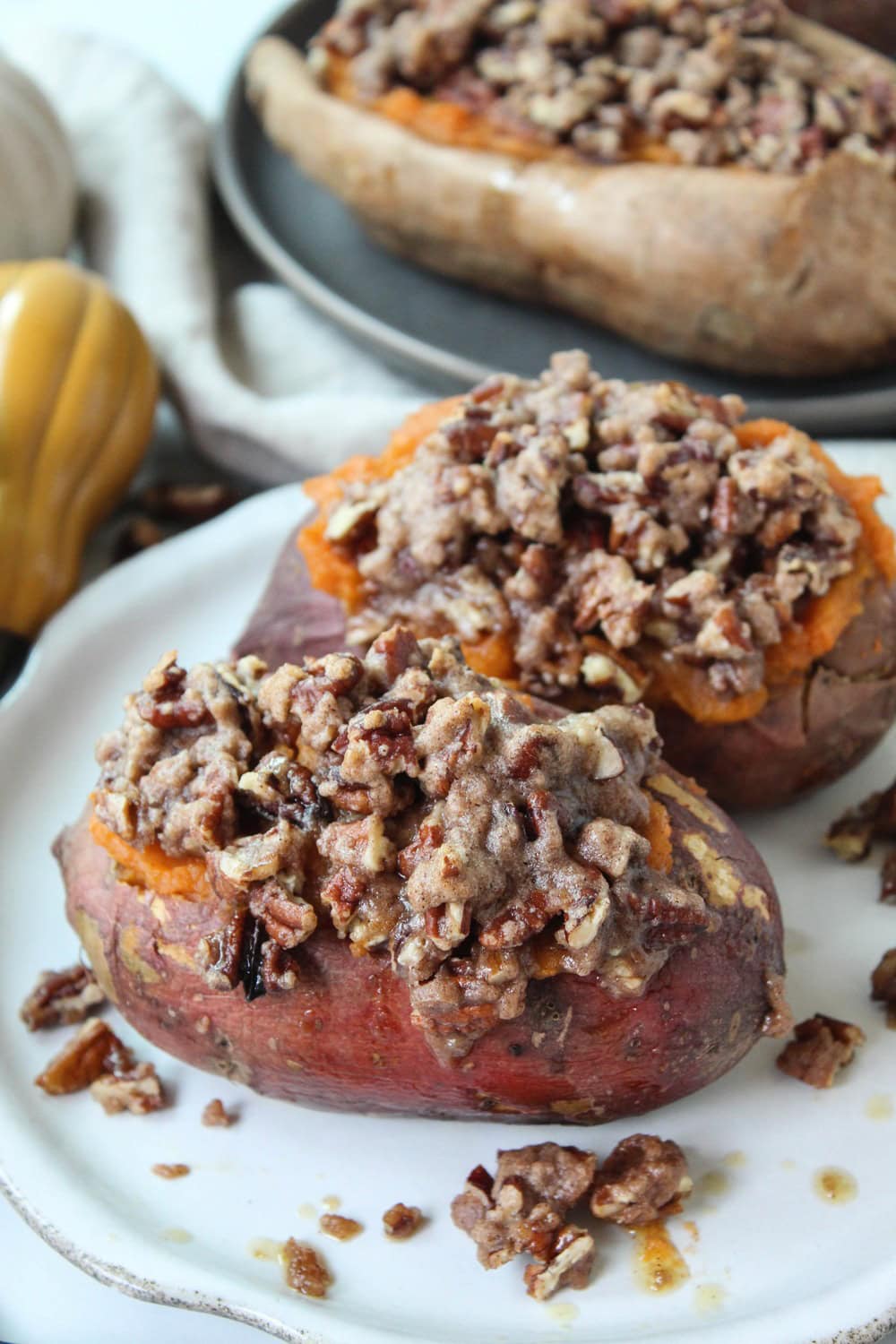 Pecan Pie Twice Baked Sweet Potato Recipe