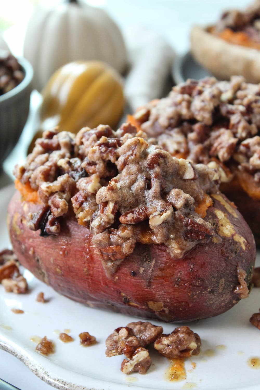 Pecan Pie Twice Baked Sweet Potato Recipe