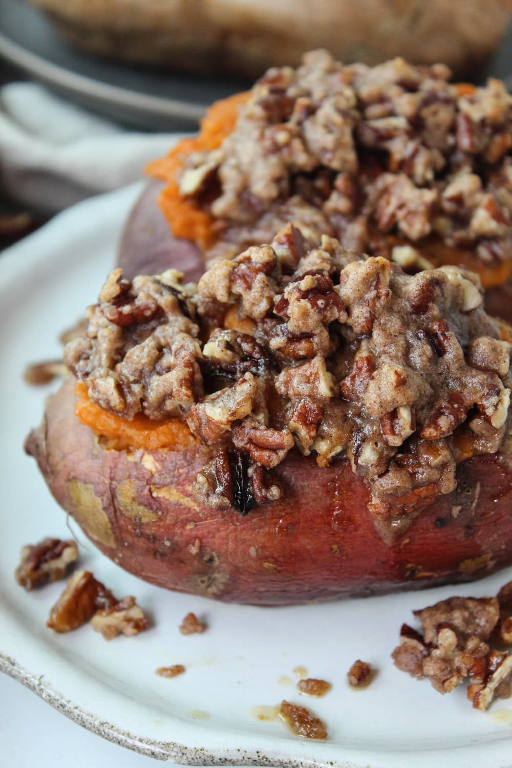 Pecan Pie Twice Baked Sweet Potato Recipe