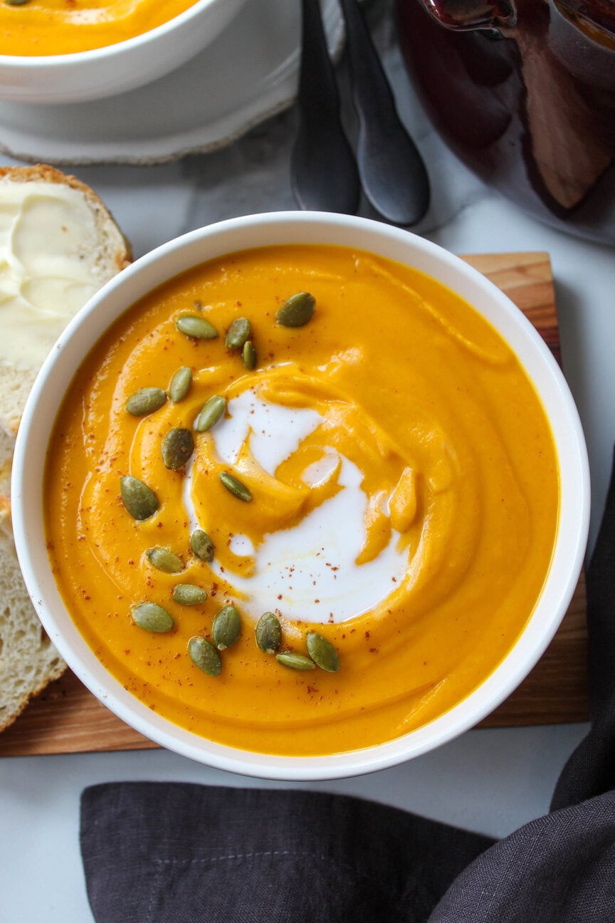 Roasted Fall Vegetable Soup Recipe