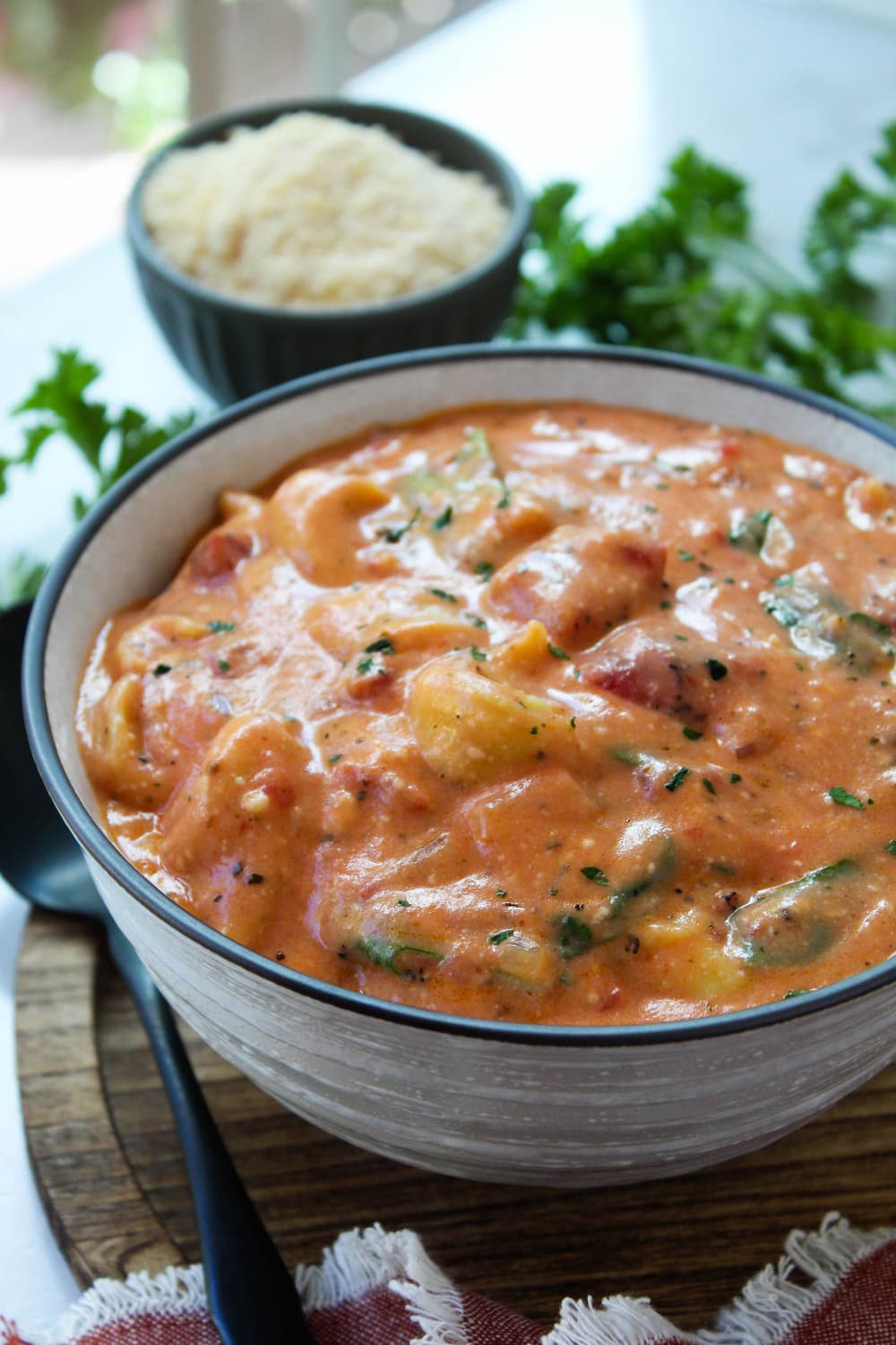 Creamy Tortellini Soup
