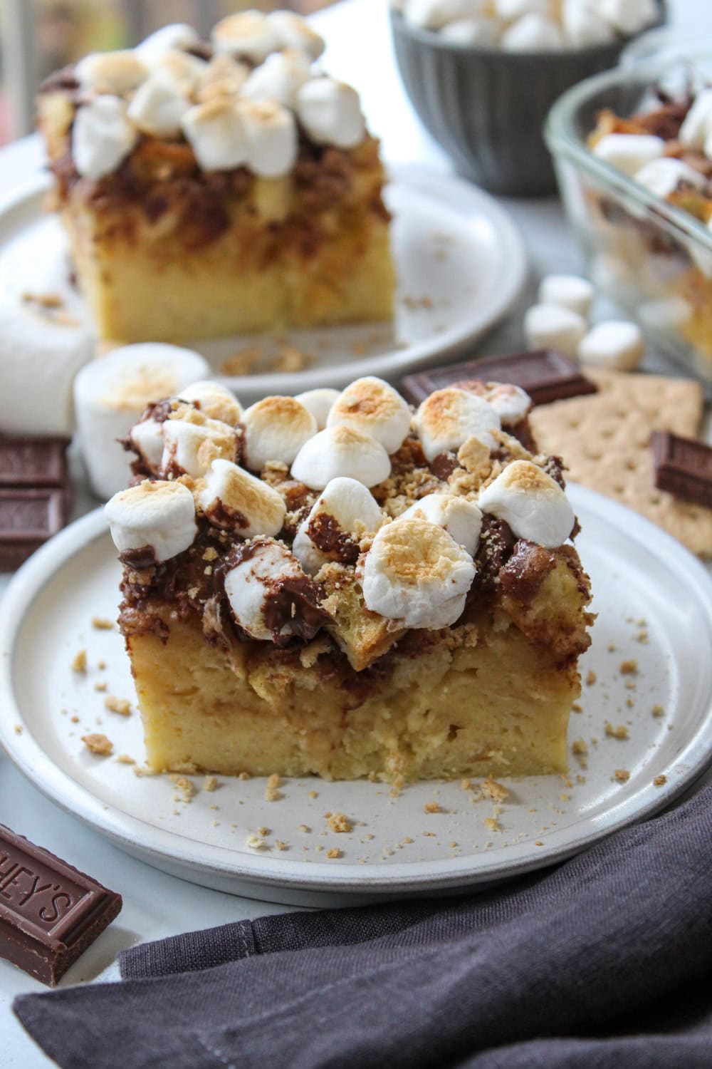 S’mores Overnight French Toast Bake