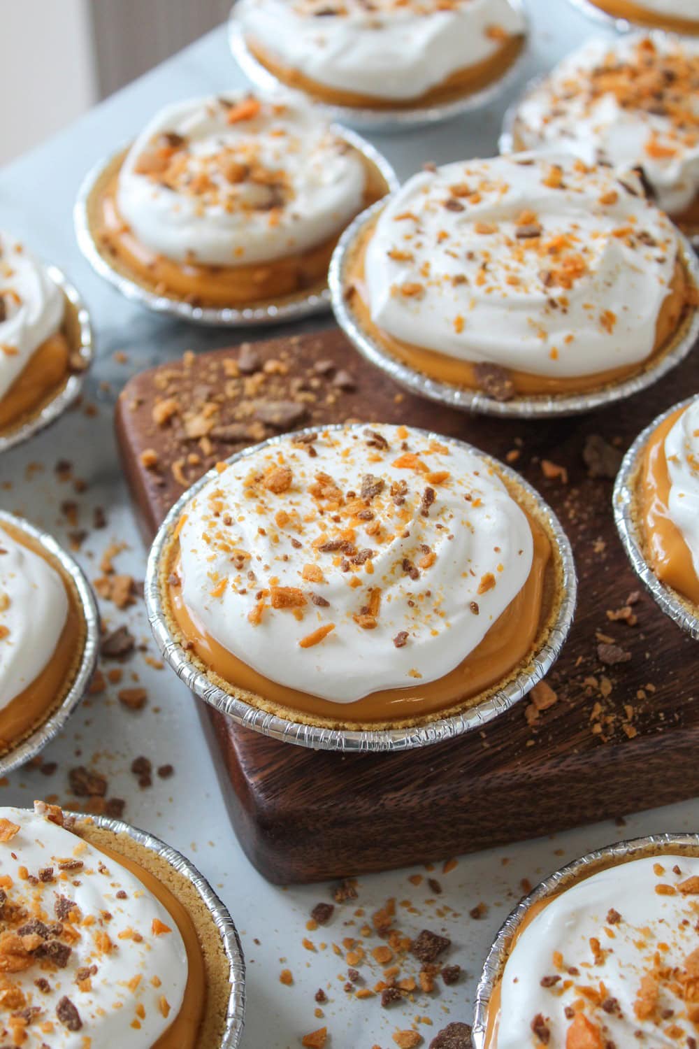 Mini-Butterscotch Pudding Pie Recipe