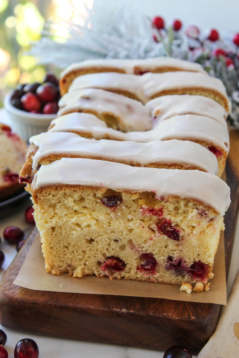 Cream Cheese Cranberry Bread
