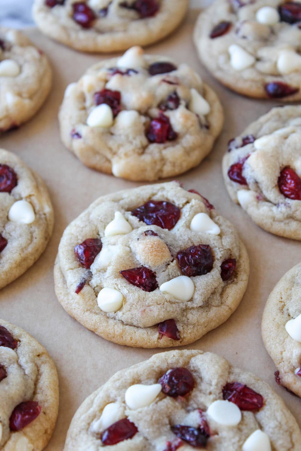 White Chocolate Chip Cranberry Cookies