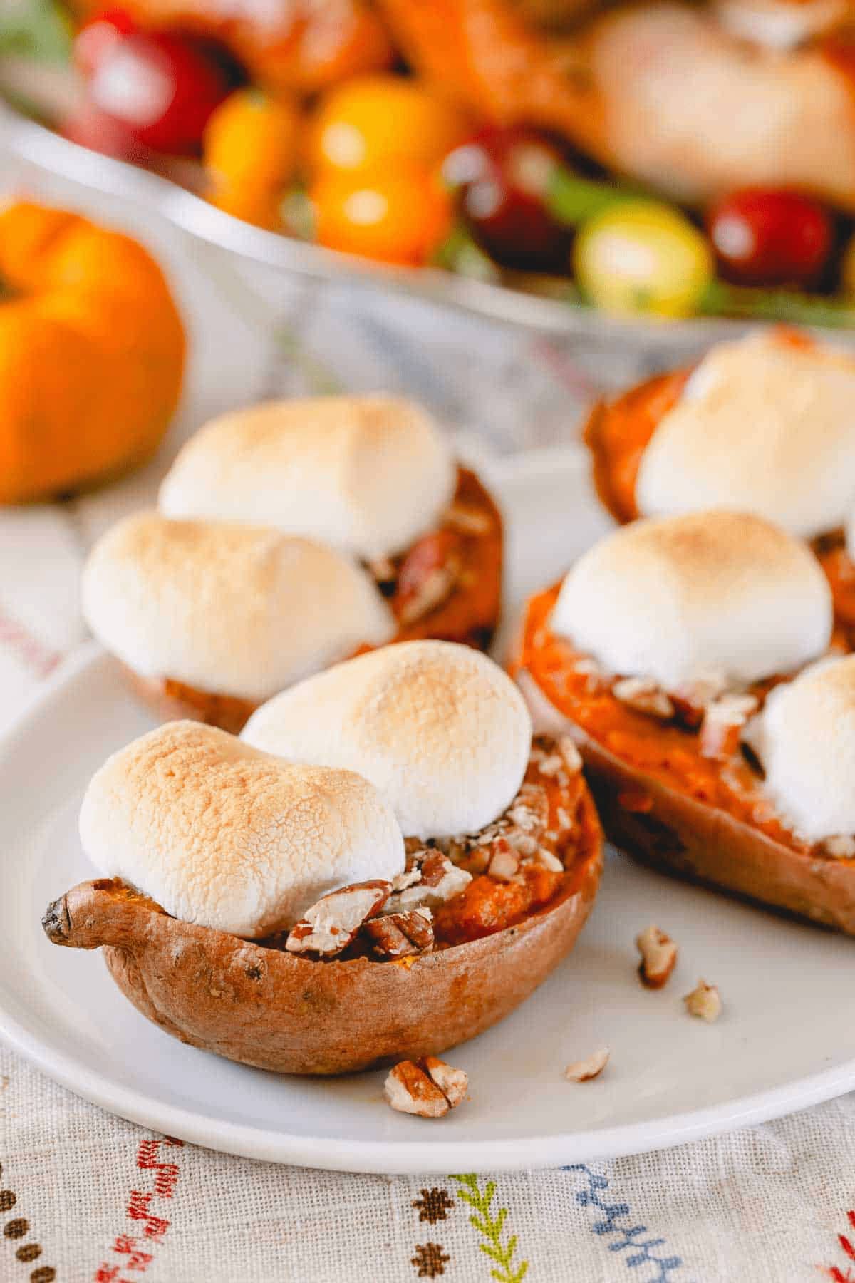 Twice Baked Sweet Potatoes