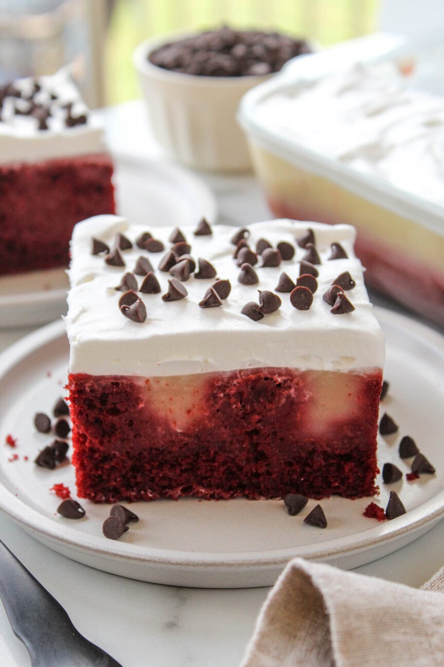 Red Velvet Poke Cake