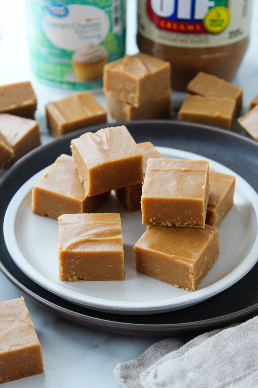 2-Ingredient Peanut Butter Fudge