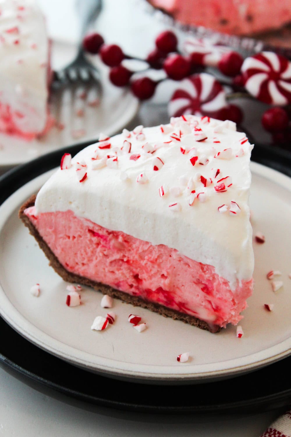 No Bake Peppermint Pie