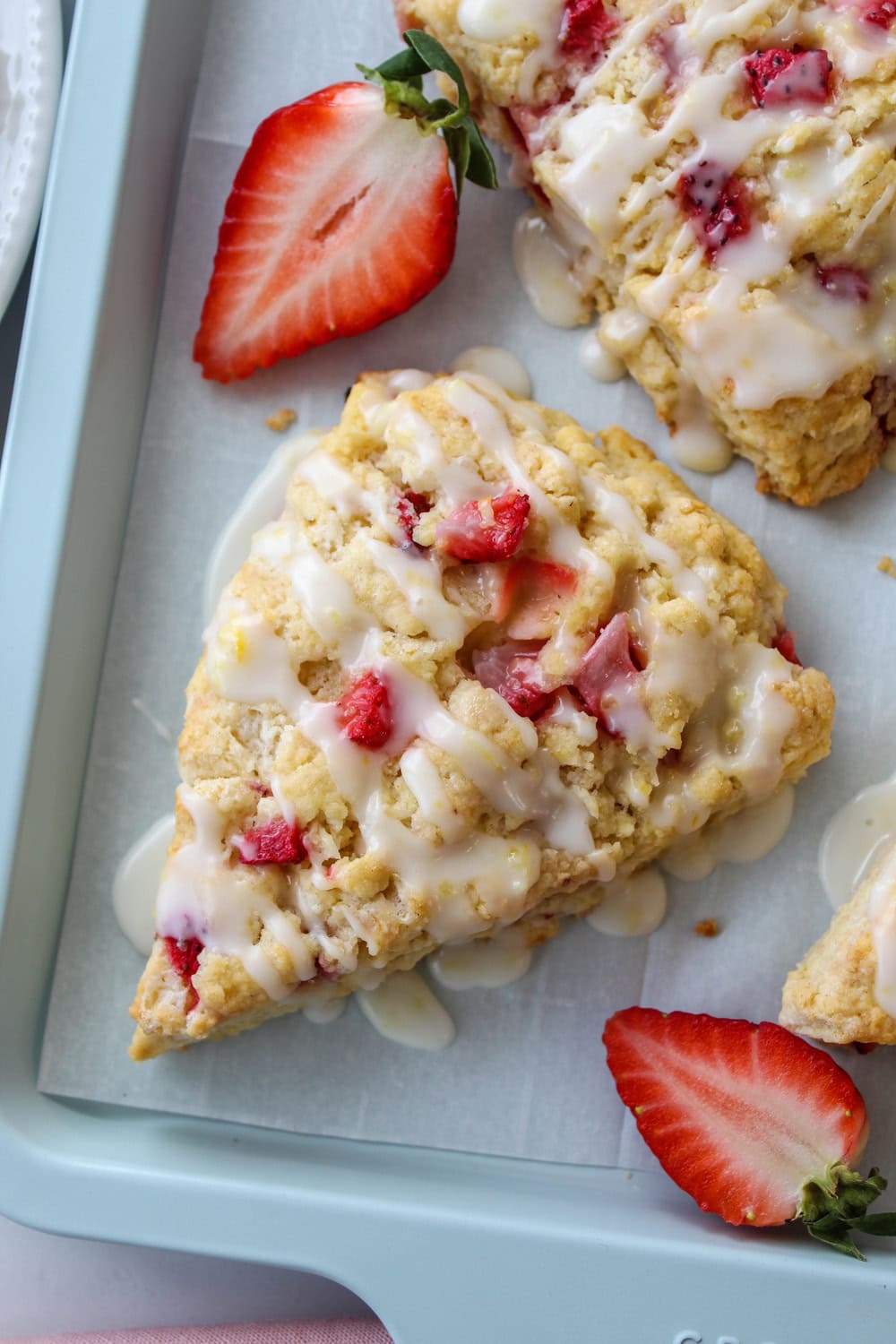 The Best Strawberry Lemon Scones