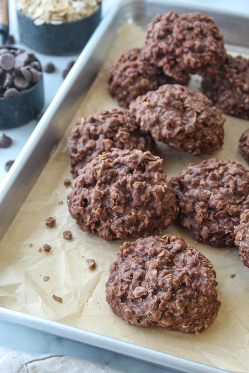 Easy No Bake Chocolate Cookies