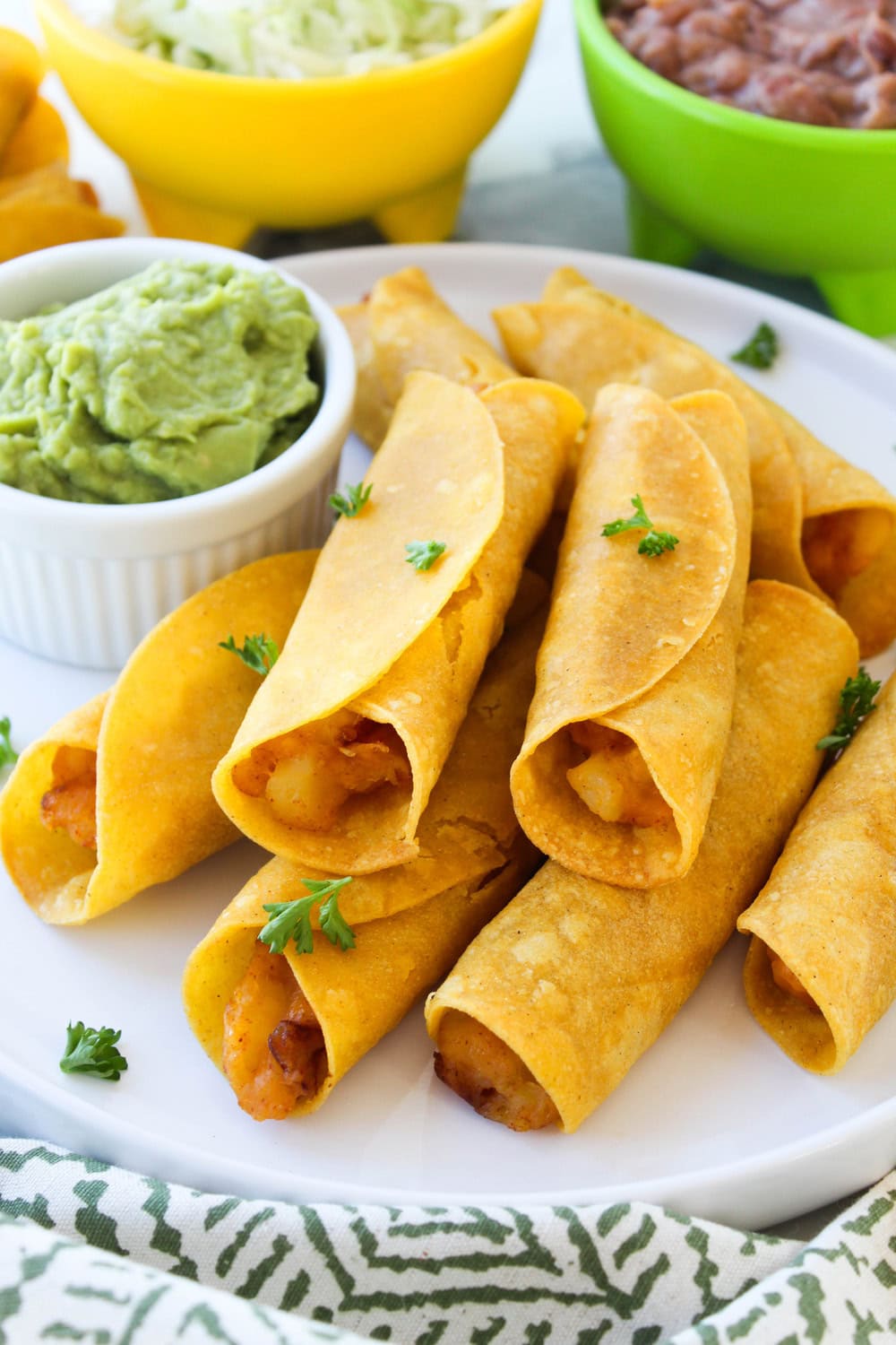 Cheesy Potato Taquitos