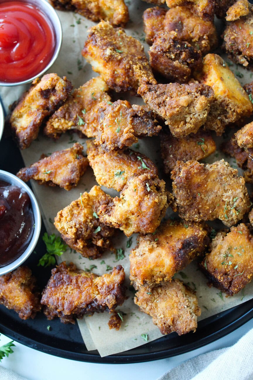 Crispy Tofu Chicken Nuggets