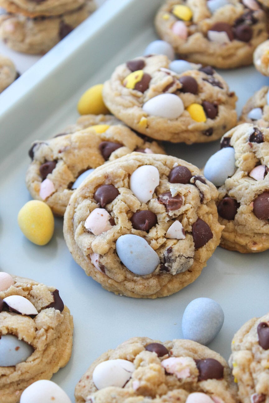 Festive Cadbury egg cookies perfect for Easter baking
