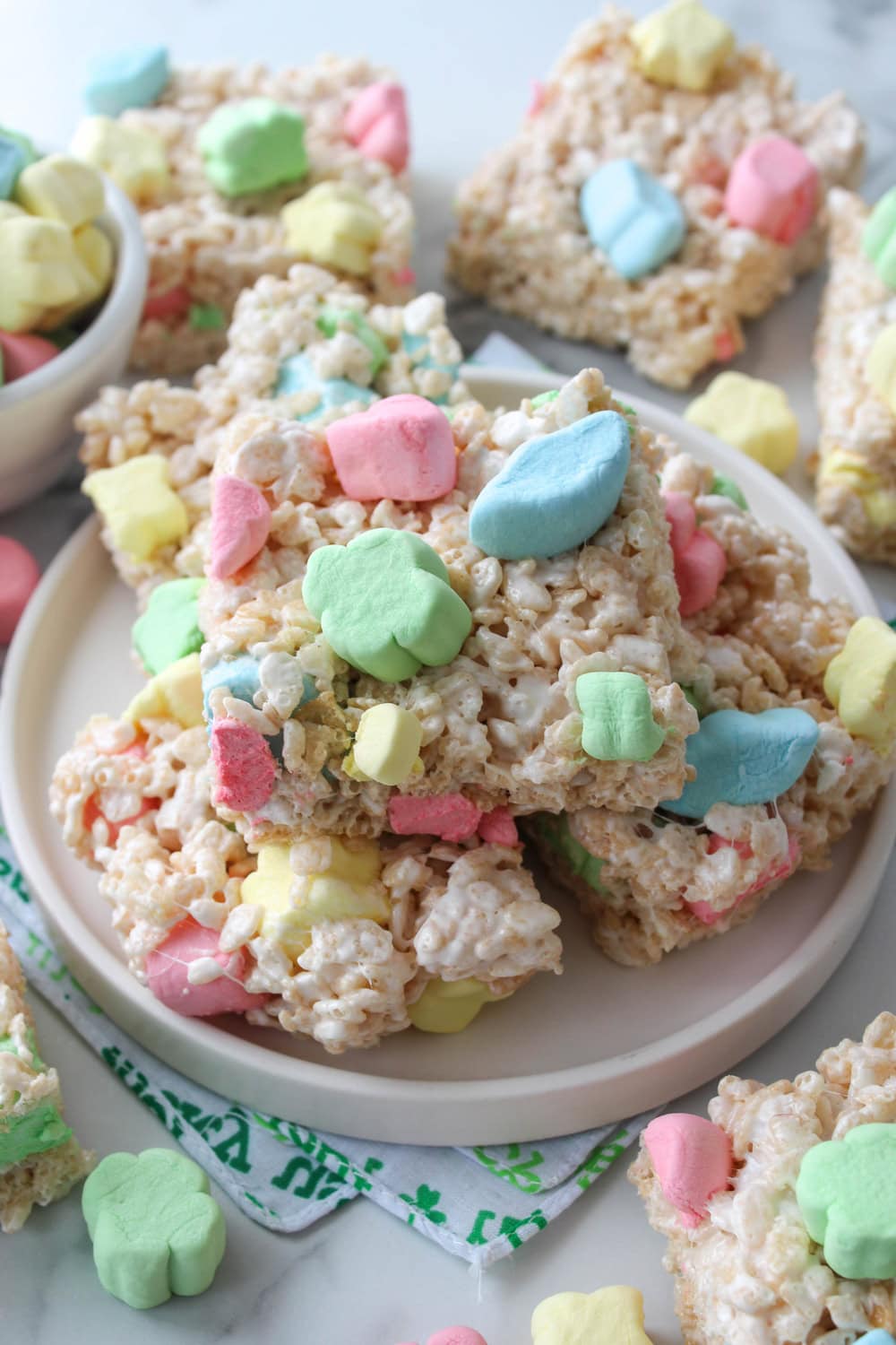 Lucky Charms Marshmallow Rice Krispie Treats