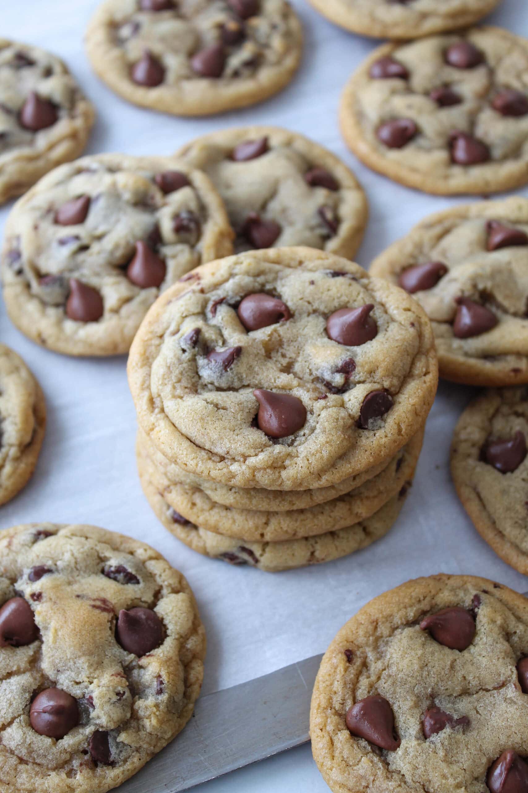 Chewy chocolate chip cookies.