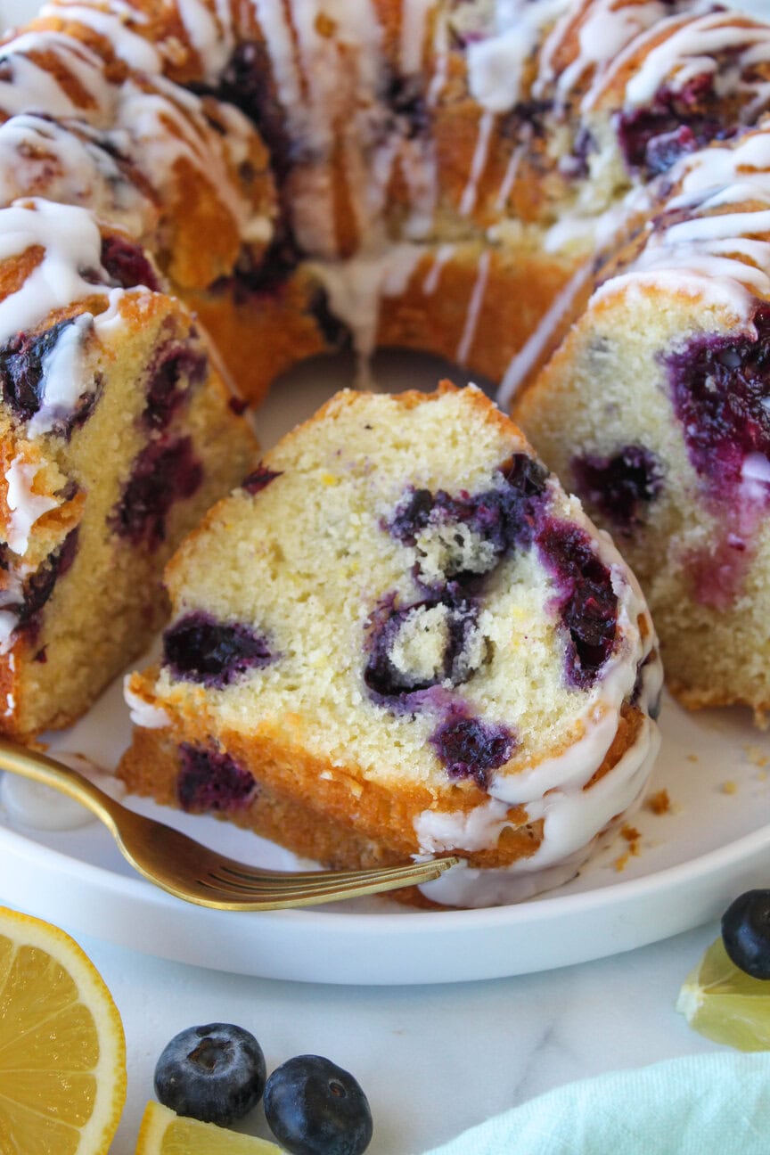 Lemon Blueberry Bundt Cake