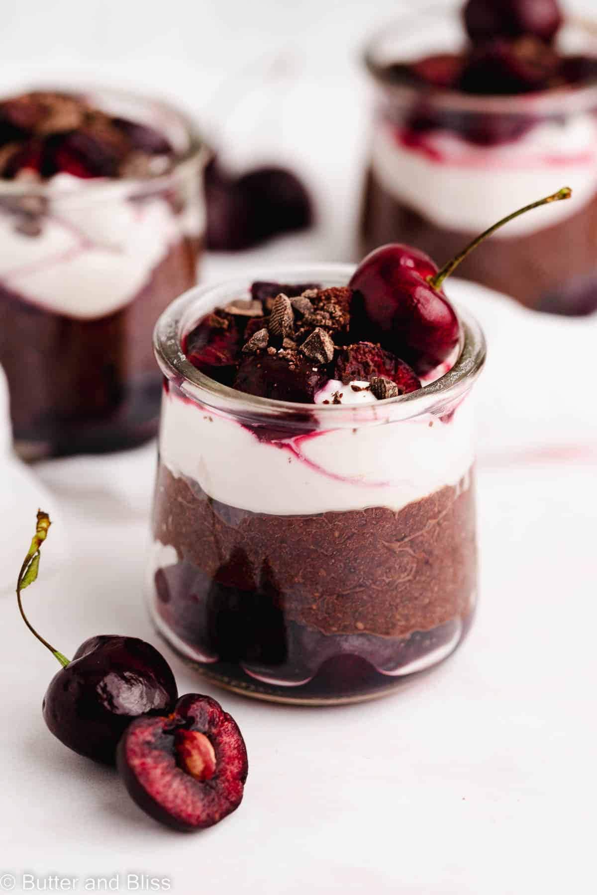 Black Forest Chia Pudding