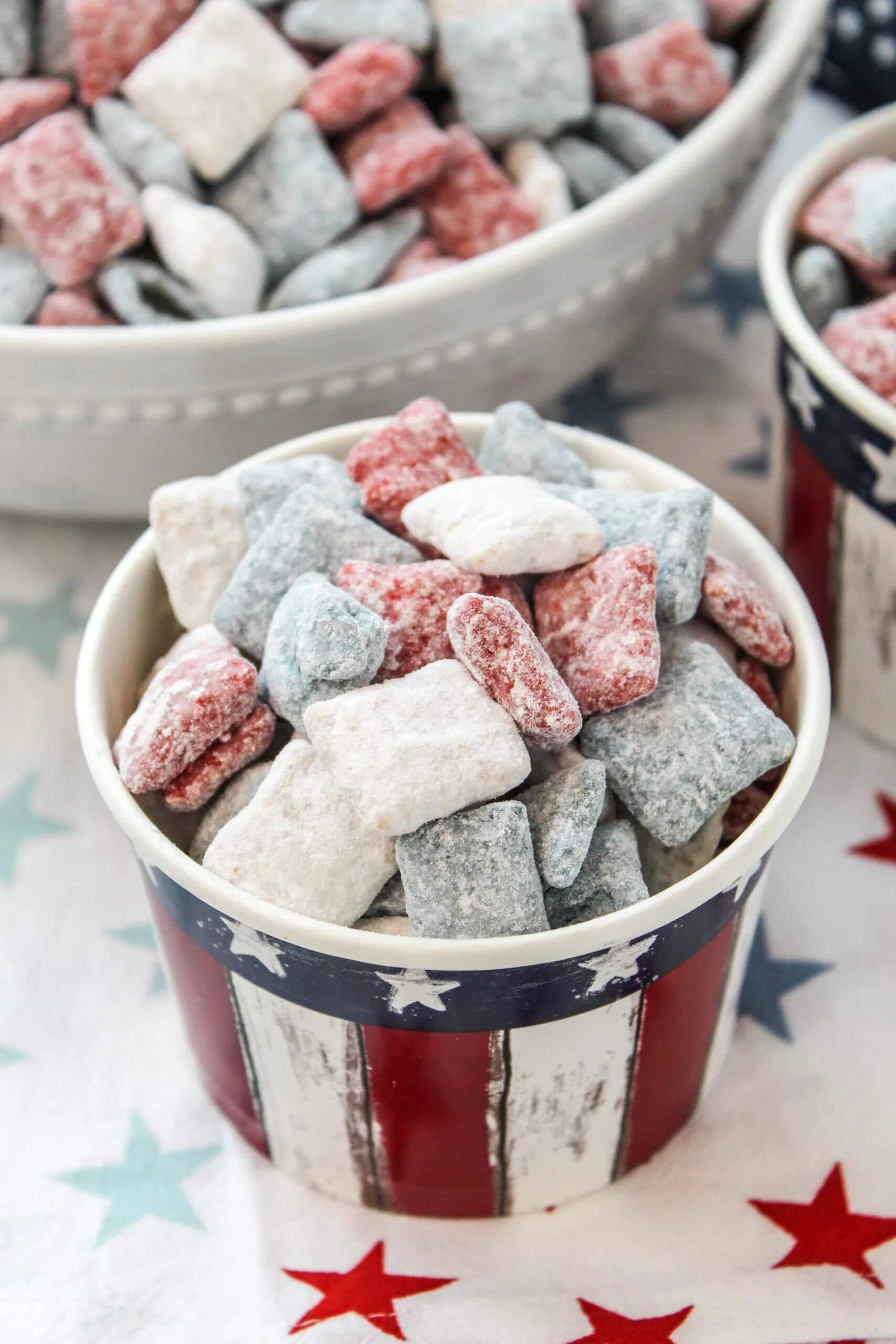 4th of July Puppy Chow