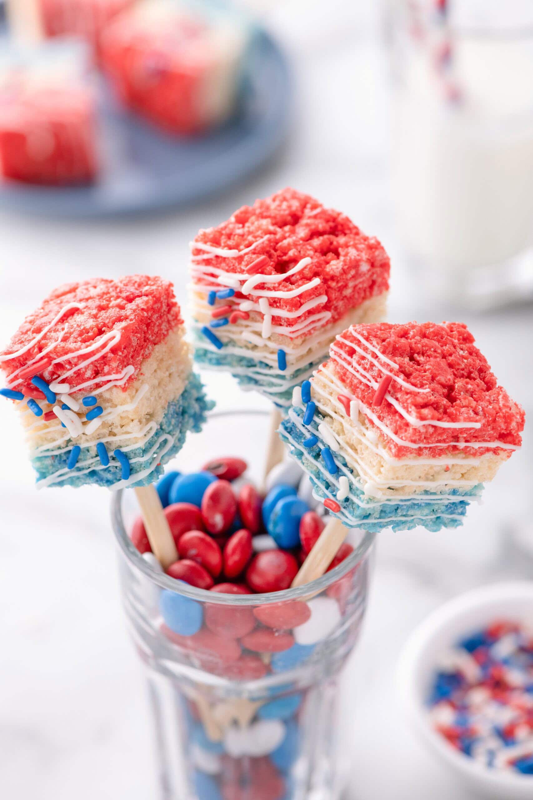 4th of July Rice Krispie Treats