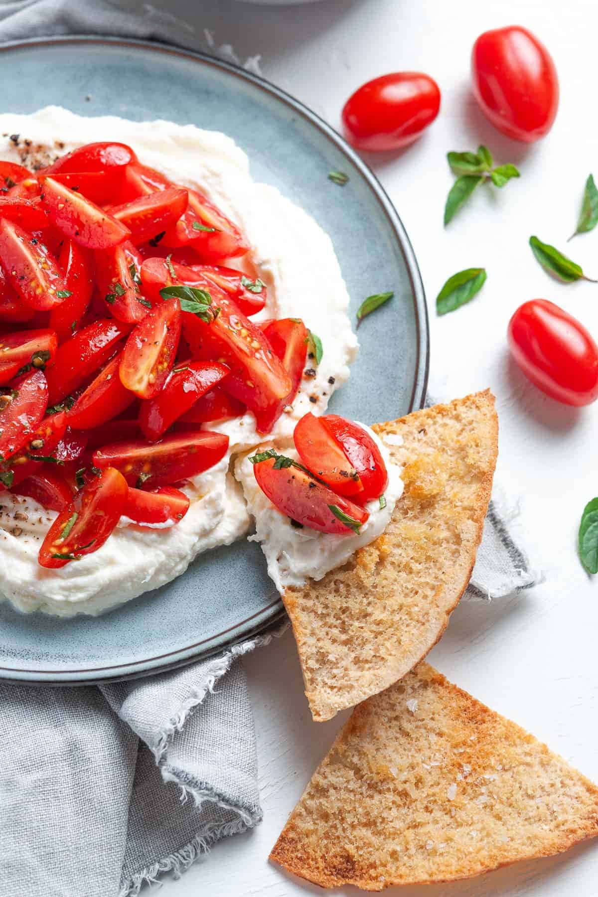 Whipped Ricotta with Tomatoes