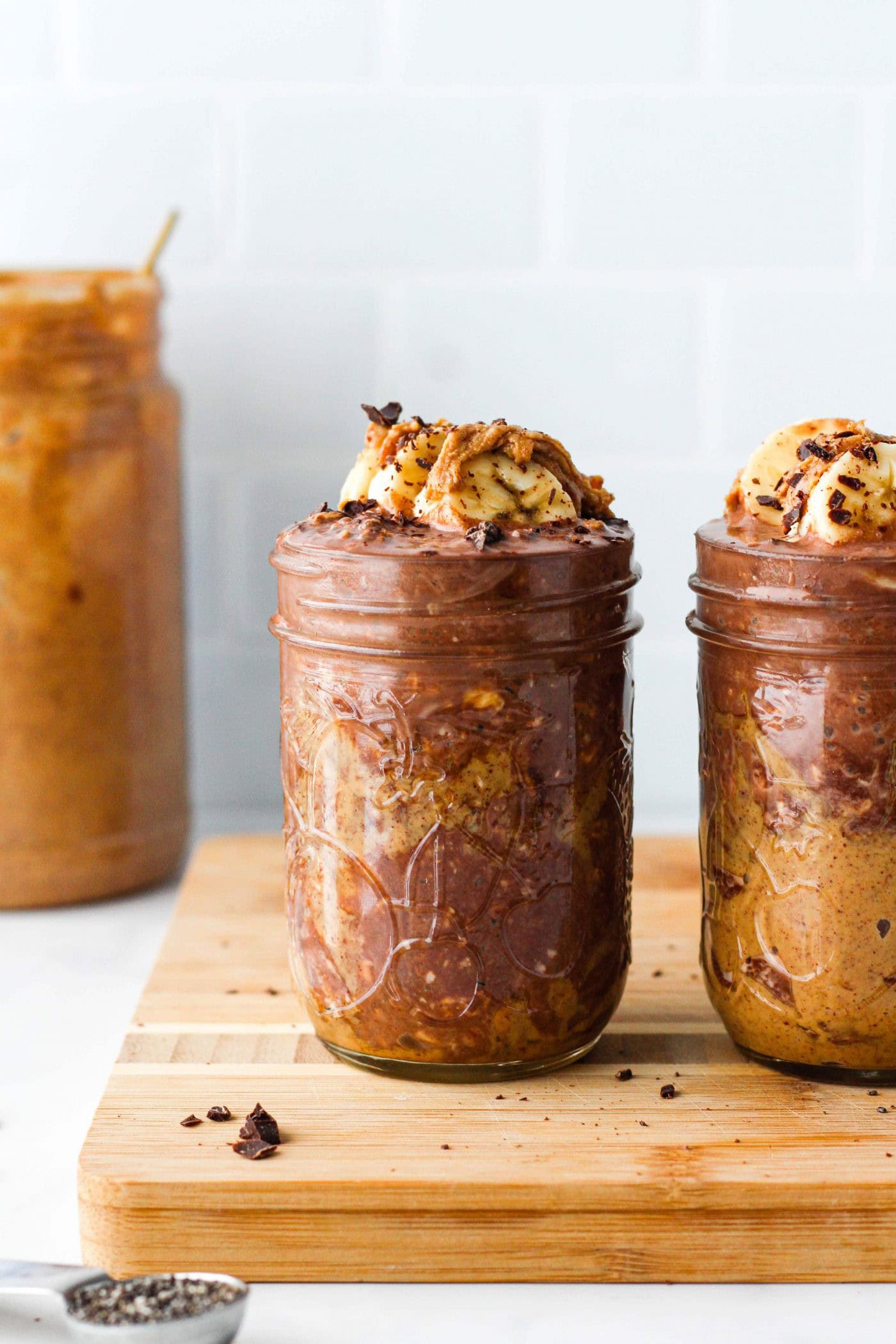 Chocolate Peanut Butter Overnight Oats