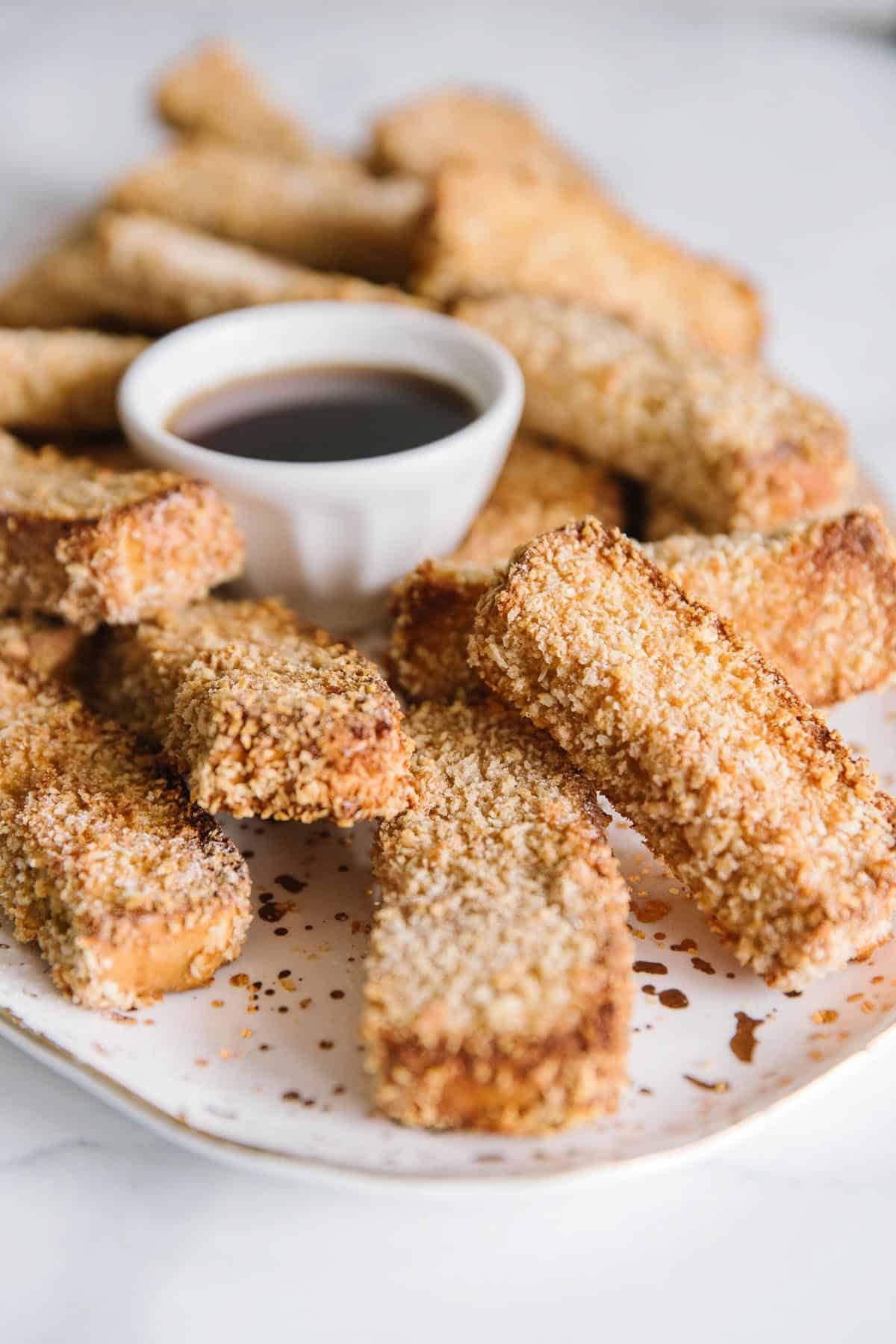 Make Ahead Freezer French Toast Sticks