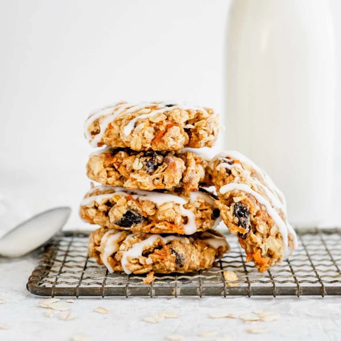 Healthy Carrot Cake Cookies