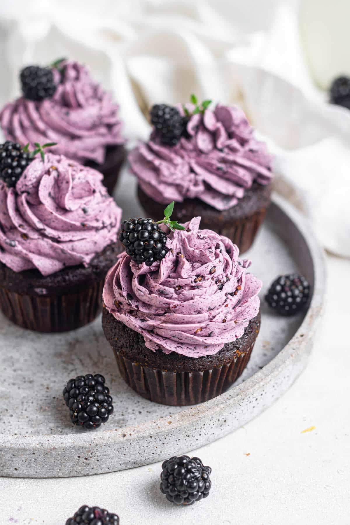 Blackberry Cupcakes