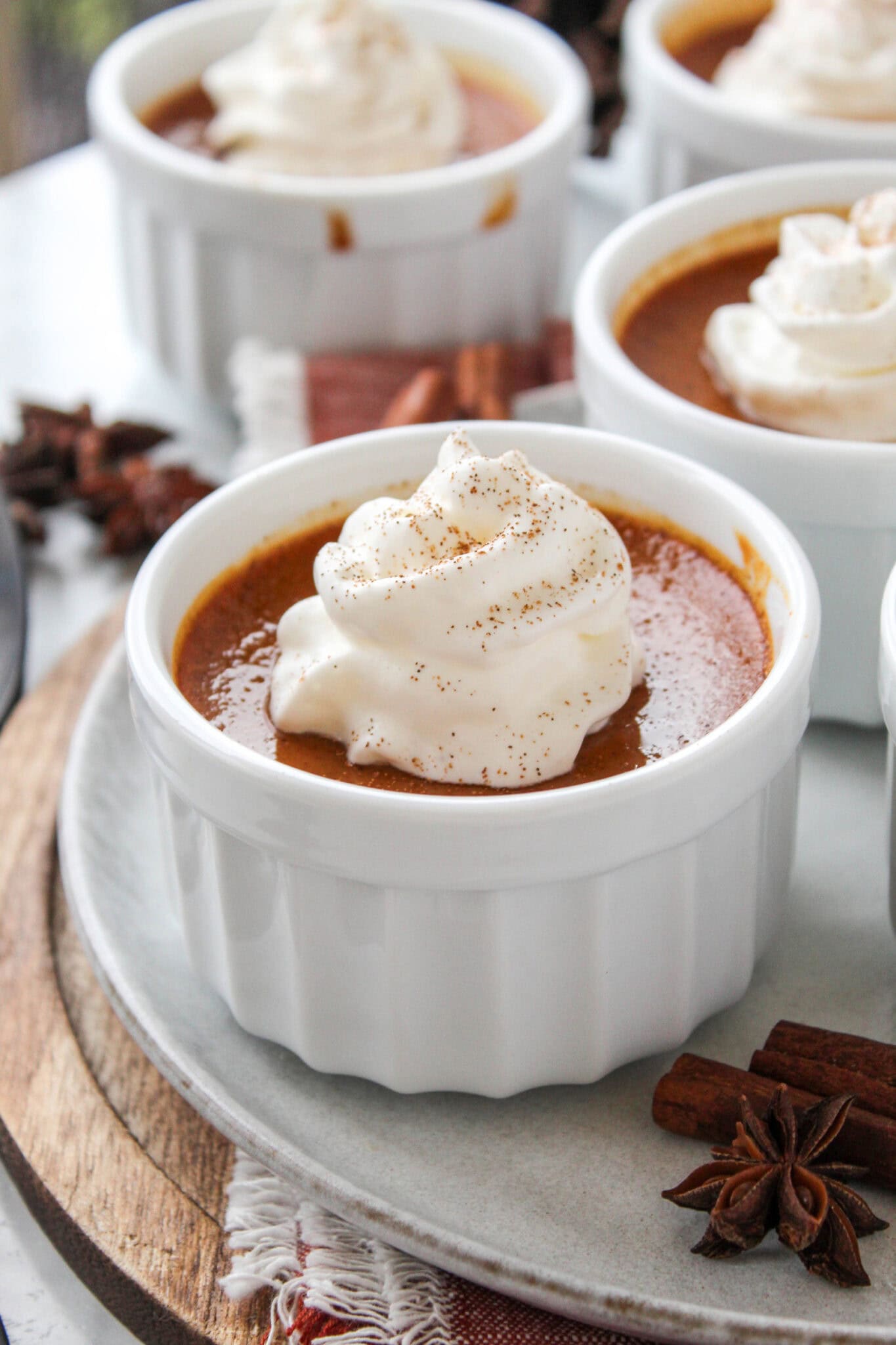 Baked Pumpkin Custard Cups