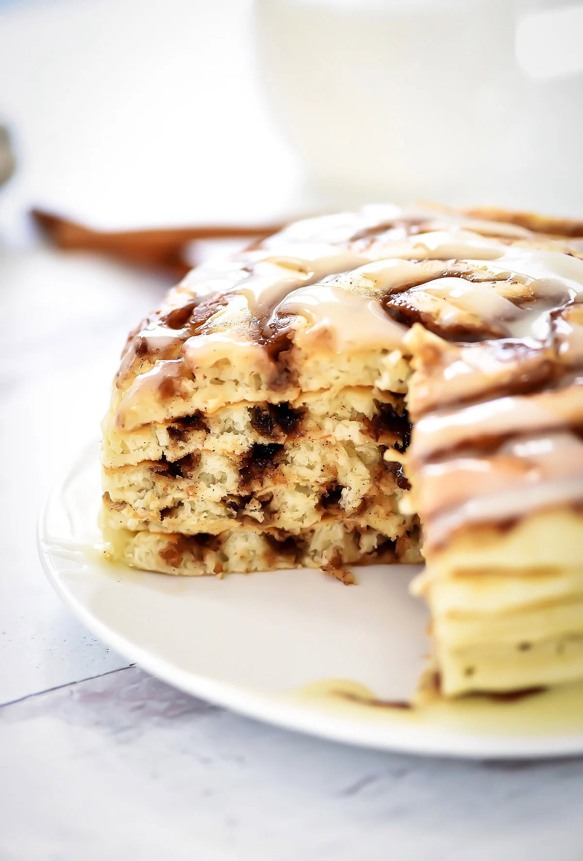 Cinnamon Roll Pancakes