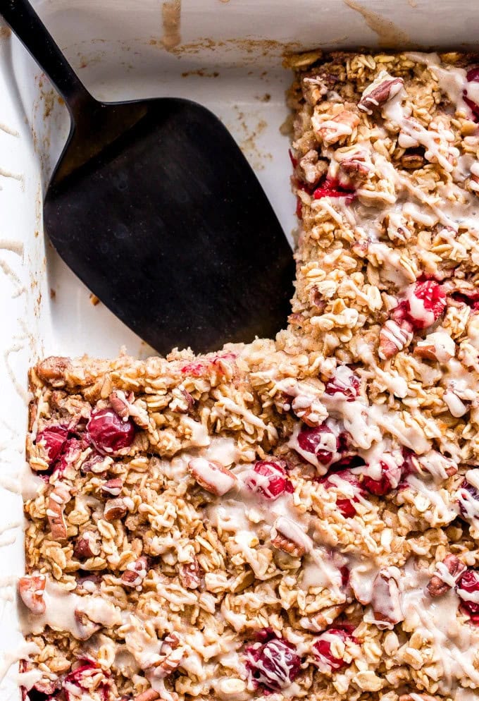 Cranberry Maple Pecan Baked Oatmeal